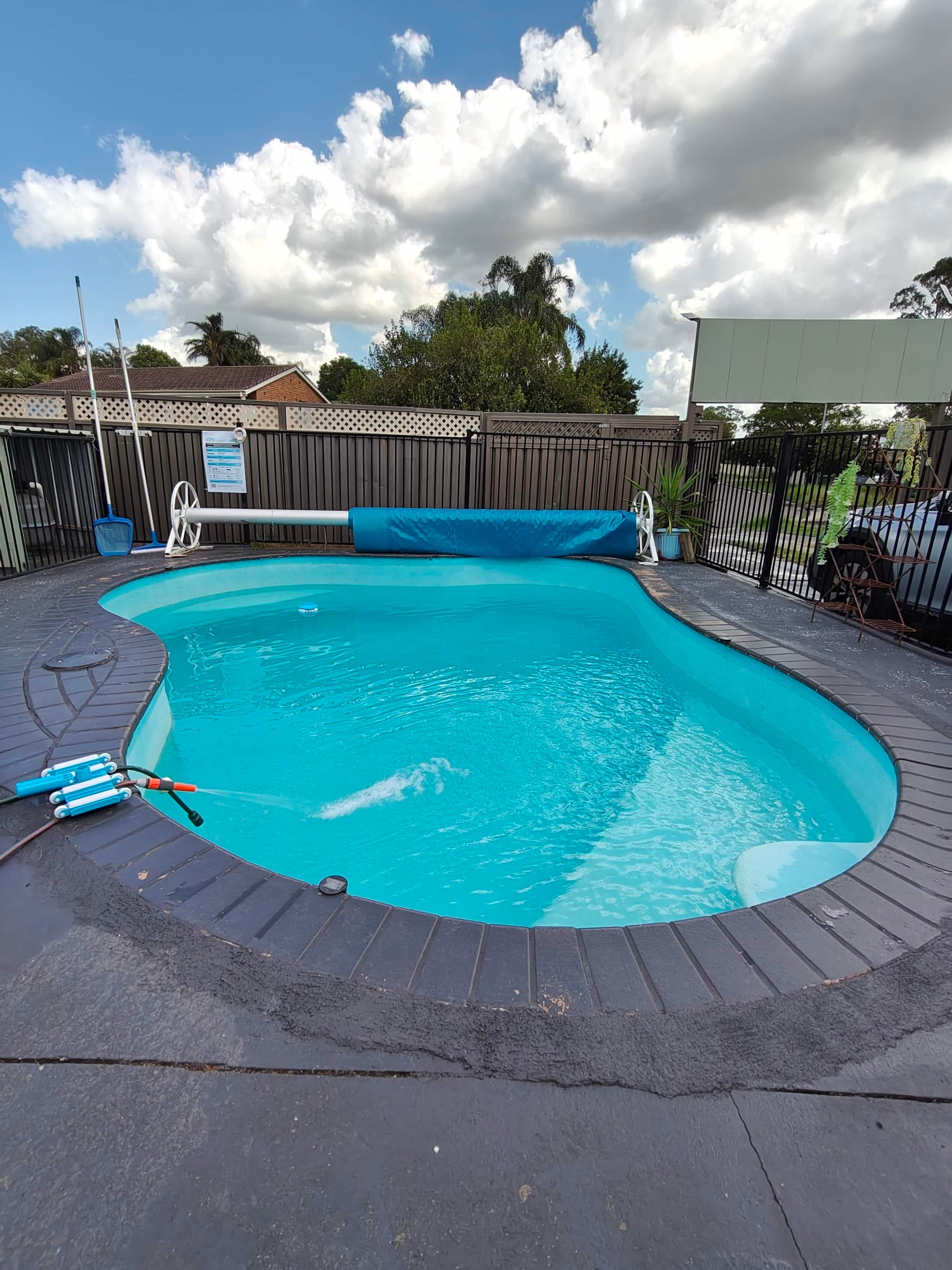 Pool after green pool recovery